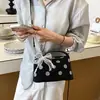 Bolsa de Mão Doce com Bolinhas para Mulheres 2026 Nova Moda Versátil Bolsa Transversal Verão Tendência Quente Bolsa Almofada