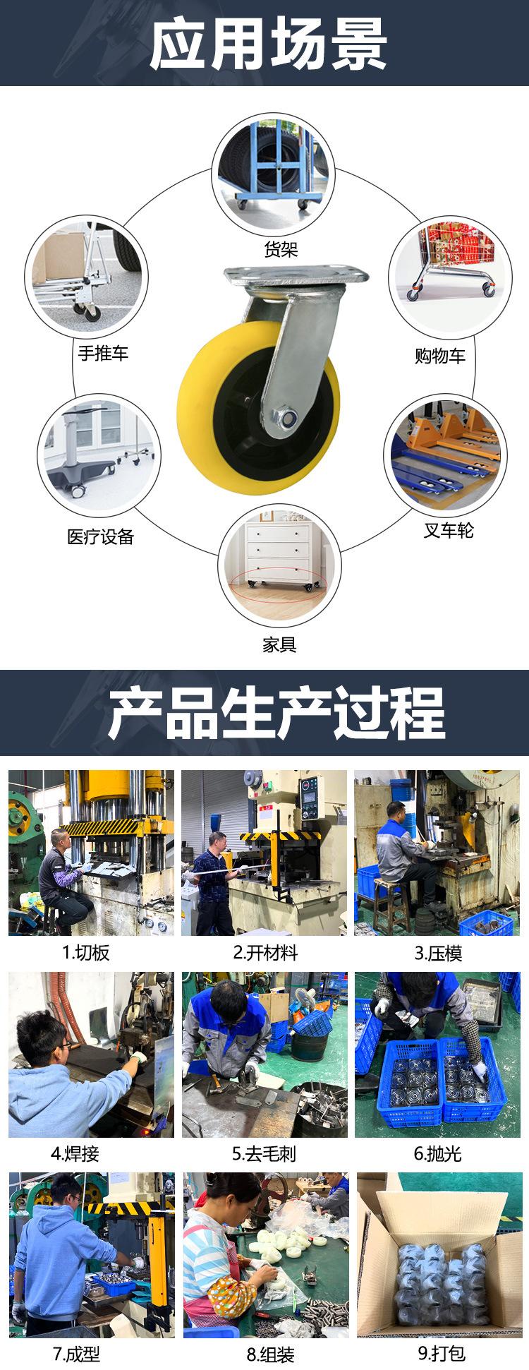 中型重型脚轮