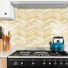 TS374-393 Pegatina de patrón de ladrillo transfronterizo, pegatina de imitación de azulejo para decoración de renovación del hogar y la cocina, pegatina de pared impermeable autoadhesiva