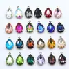 Acessórios para joias DIY pingente joias de vidro strass multi-especificação gota d'água gema de vidro pendente único suporte de garra de cobre Diamante