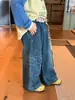 Otoño 2026 Nuevo Estilo Coreano Jeans Sueltos de Pierna Ancha para Niños Niñas Estilo Ropa de Trabajo Retro Pantalones Largos Versátiles Modernos
