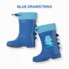 Botas de Lluvia para Niños Comercio Transfronterizo Antideslizantes Suela Suave Ligeras de Media Pantorrilla Botas de Lluvia para Niños y Niñas de 2 a 10 Años