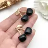 6 Resina Fruta Tridimensional Colgante Cereza Grande Hecho a Mano DIY Llavero Bolsa Collar Accesorios de Joyería para Mujer