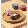 Vela Perfumada Personalizada de Cera de Soja con Flores Secas para Uso en el Hogar, Recuerdos de Boda, Fragancia de Aceite Esencial de Planta, Aroma a Rosa