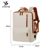 Mochila de negócios transfronteiriça, mochila para computador de grande capacidade, mochila multifuncional para viagens de lazer, mala expansível