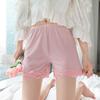S298 Calças de Segurança Anti-Crepúsculo de Verão Femininas Renda Calças Triplas Leggings Calças de Seguro Shorts Largos