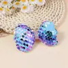 Pinza para el pelo con lazo de lentejuelas para niña, pinza para el pelo de doble capa colorida, estilo coreano, bonitos accesorios para el pelo de niña pequeña.