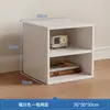 Armário Pequeno de Mesa Armário de Armazenamento Cor de Noz Armário de Grade de Combinação Livre Estante de Mesa com Porta de Armário Estante de Livros Armazenamento