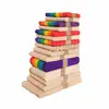 Palitos de Helado, Palitos de Madera para Paletas, Palitos de Madera de Colores para Helado, Materiales Hechos a Mano para DIY, Piezas de Helado, Paletas de Hielo
