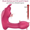 Vibrador de succión inalámbrico con control remoto para mujer, masajeador vibratorio mariposa ponible, juguete sexual silencioso para adultos para uso exterior