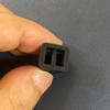 Clipe quadrado de silicone para terno, clipe para perfume de saída de ar de carro, acessórios de hardware, clipe de fixação universal