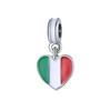 Colgantes de Bandera con Forma de Corazón para el Mundial, de Venta Caliente Transfronteriza, de 15 Países y Regiones, Adecuados para Accesorios de Pulseras y Collares de Bricolaje