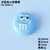 Serie de Caricaturas de Dulces M&M Accesorios de Resina para Bricolaje Funda de Teléfono Pegatinas para Taza de Agua de Refrigerador Pinzas para el Cabello Accesorios para el Cabello Materiales Hechos a Mano