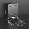Soporte angular de acero inoxidable fijador de ángulo recto de 90 grados conector de soporte triangular de hierro pieza de refuerzo tipo ferretería soporte de estante