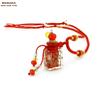 China Joyería de Aceite Esencial Red de Venta al por Mayor Botella Cuadrada Botella de Vidrio para Aceite Esencial Collar Diseño Simple Luminoso Fábrica Jinsha En Stock