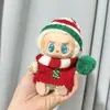 [Solo ropa] la primera y segunda generación llavero colgante de ropa Labubu tela de tirar para la colección de trajes de Año Nuevo Navidad