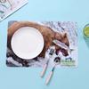 Fábrica atacado tapete de mesa europeu antiderrapante tapete de mesa suprimentos de cozinha pp tapete de mesa ocidental tapete de mesa logotipo personalizado