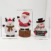 Novos Enfeites de Natal Fofos Transfronteiriços Papai Noel Alce Decoração de Casa Decoração de Mesa Enfeites Artesanais