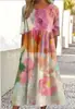 Comercio Exterior Transfronterizo Moda Nueva Primavera/Verano 2026 Sitio Independiente de Amazon Temu Vestido Suelto de Manga Corta para Mujer Más Vendido