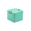 Caja de Lata con Cierre para Empaque de Pastel de Piña, Caja para Dulces de Boda con Cierre Deslizante, Caja de Regalo para Té, Caja de Metal de Grado Alimenticio, Caja de Lata Roja