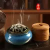Incensário de Artemísia Natural Incenso de Sândalo em Espiral para Uso Doméstico, Desodorizador de Toilette de Artemísia Indoor, Fragrância de Banheiro de Longa Duração