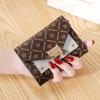 Ventas Directas de Fábrica Cartera de Mujer Pequeña 70% de Descuento Bolso Corto de Cuero Empalmado Clutch Ranura para Múltiples Tarjetas Tarjetero Cartera Multifuncional