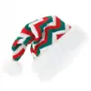 Decoração de Natal Transfronteiriça Nova Suprimentos Chapéu de Natal Longo de Tricô com Franjas Chapéu de Natal Criativo de Alta Qualidade Chapéu para Adultos e Crianças
