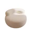 Sofá Pequeño con Respaldo, Taburete para Cambiar Zapatos para Uso en Casa, Sofá Suave para Sala de Estar, Silla Pequeña de Peluche Linda Estilo Crema Venta al por Mayor