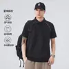 Ropa para Hombre Xintang 20226 Verano Nuevo Estilo Americano Holgada de Manga Corta Moderna Versátil Camisa Polo de Cuello Campana
