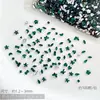 Mini Pedrería con Parte Trasera Plana Decoraciones para Uñas Celebridad de Internet Super Brillantes Tamaño Pequeño Corazón Mariposa Gota de Agua Pedrería de Relleno Accesorios Mixtos