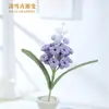 Directo de Fábrica Tejido a Mano Hilo de Jacinto Tejido Flor Artificial Producto Terminado Decoración del Hogar Personalizable en Lotes Pequeños