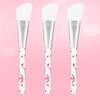 Aplicador de mascarilla cepillo para mascarilla de salón de belleza cabeza suave cepillo de silicona para mascarilla polvo dorado cepillo de silicona transparente para mascarilla