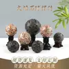 Venta al por mayor transfronteriza de Piedras Brutas de Cristal Natural, Bolas de Cristal, Regalos de Halloween, Sodalita Tallada, Piedra de Llama, Adornos Lunares