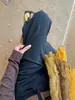 Jeans negros acampanados estilo americano para mujer, nueva colección de otoño, de cintura alta, adelgazantes, que alargan la figura, fluidos, pantalones de campana casuales y versátiles