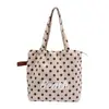 Ruien 2026 Bolso Nuevo Bolso Casual de Hombro Único Estilo Universitario para Mujer Viaje Diario Letra Versión Coreana Gran Capacidad