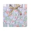 Bolsas de Regalo de Flores Tulipán Estilo Bosque para Venta Directa Transfronteriza, Bolsas de Regalo, Bolsas de Empaque para Souvenirs, Bolsas para Dulces de Boda, Bolsas de Recuerdo