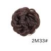 Peruca Coque Chignon Cachecol Acessório de Cabelo Coque Cacheado Seda de Alta Temperatura Cabelo Cacheado Longo
