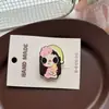 Lindo Clip de Flequillo Girly Dulce Estudiante Acrílico Lateral yuy Pequeño Jade Pequeño Floral Set de Clips para el Cabello Tocado