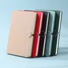 Cuaderno con Hebilla Redonda Estilo Nuevo Bloc de Notas para Reuniones de Oficina Negocios A5 Patrón de Tela Creativo Diario de Piel PU