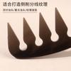 Peine de Fabricante Peine Retro de Aceite para Hombre Peine Esponjoso Peine para Texturizar Cabello con Tupé Peine para Peinar Cabello Peine de Dientes Grandes Dientes Anchos