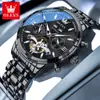 Relógio Marca Oris Fábrica Atacado Relógio Mecânico Mais Vendido Oco Multifuncional Relógio Mecânico Relógio Masculino Relógio Masculino