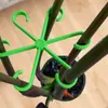 Soportes para plantas Monstera, soportes verdes antivuelco para plantas, marcos de soporte para tallos de plantas, soportes para fijación de flores en el hogar, soportes para flores