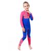 SLINX novo traje de mergulho infantil 3mm uma peça feminina de manga comprida roupa de banho terno quente mergulho surfing medusas