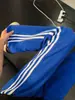 Pantalones Deportivos Azules Unisex con Tres Rayas Uniforme Escolar Pantalones Jogger Rojos Escolares para Estudiantes de Primaria Secundaria Preparatoria Pantalones Largos