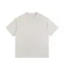 Camiseta de Manga Corta Rota de Peso Pesado para Hombre de 260 g, Nueva Holgada Oversize Estilo Americano Lavada Vintage de Marca de Moda