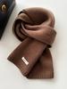 Selección de Bufanda de Cachemira 100% Lana Pura Australiana Nueva Color Sólido Combinable para Hombre y Mujer Invierno Cálido Bufanda de Punto