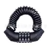 Cerradura para Casco de Vehículo Eléctrico, Candado para Bicicleta de Pedal, Candado de Combinación para Bicicleta de Montaña, Candado de Cable de Acero Portátil, Aleación Mejorada Antirrobo