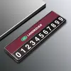 Adecuado para Land Rover Discovery Sport Range Rover Sport Velar Evoque Defender Placa de Número de Teléfono de Estacionamiento Temporal