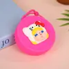 Bolsa de monedas de silicona de dibujos animados para niños Colgante para mochila escolar de estudiante Mini bolsa para niños Colgante Llavero Bolsa de almacenamiento de regalo