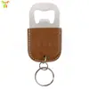 Mini abridor de botellas de cerveza portátil de acero inoxidable para colgar en la cintura abridor de vino regalos periféricos de vino al por mayor